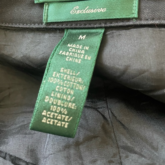 Ralph Lauren  Exclusive Black Coat Medium - Picture 13 of 14